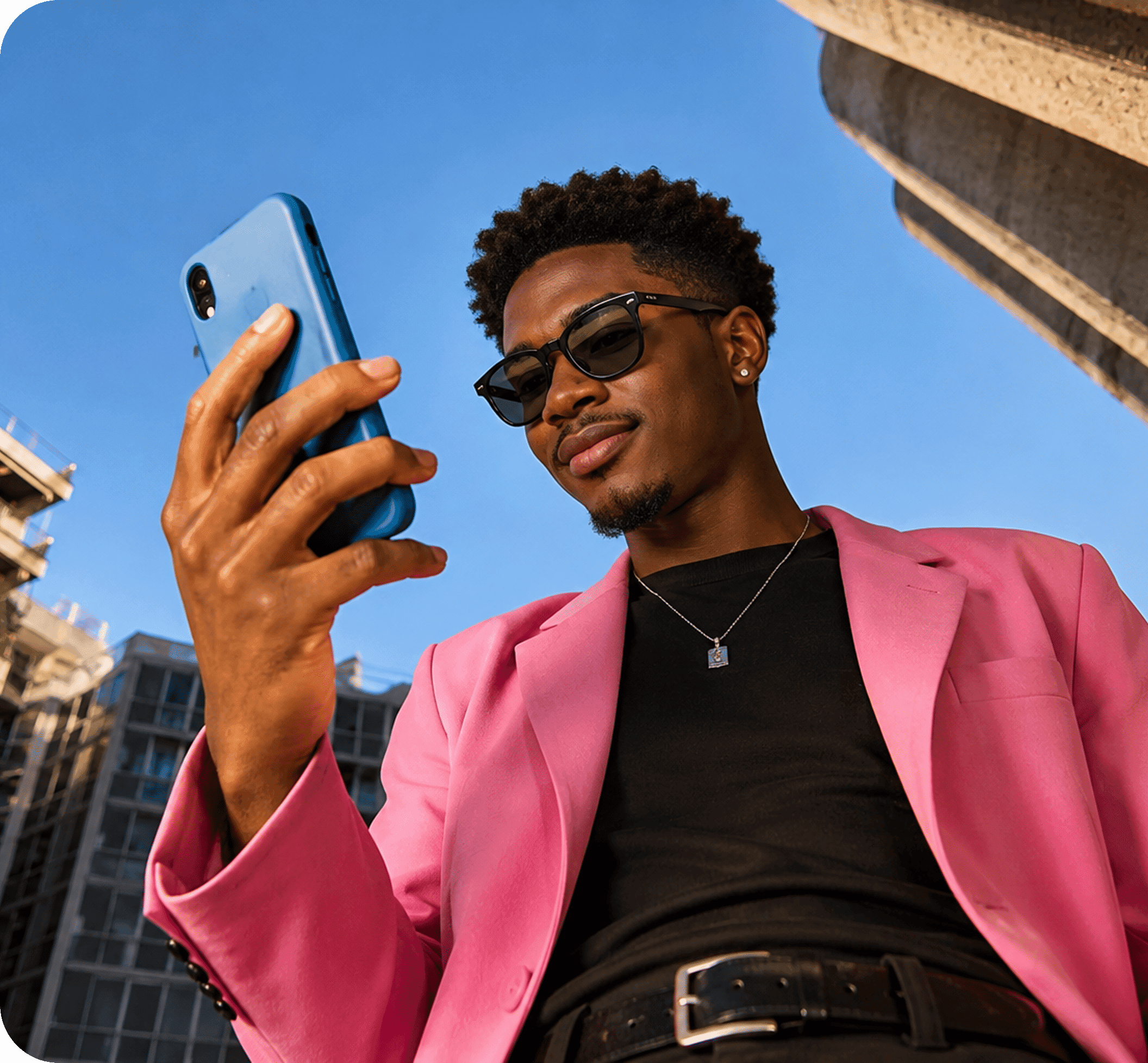 Person checking their Credla plan on a smartphone